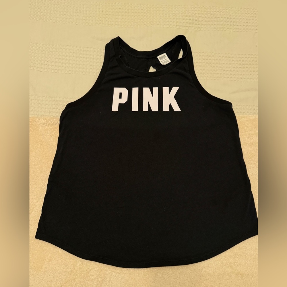 PINK Victoria's Secret Black Tank Top
